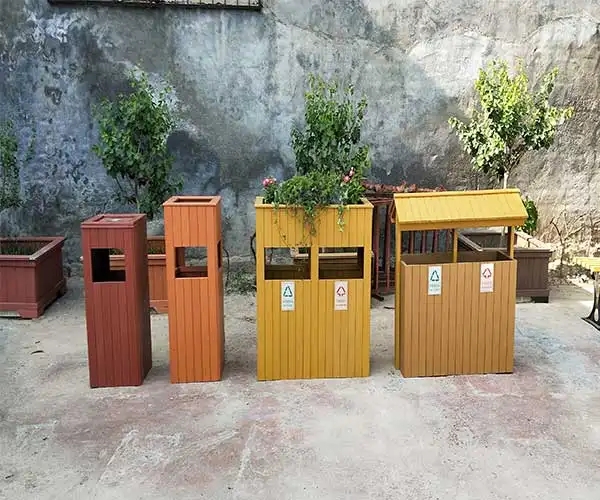 向阳街道塑木垃圾桶