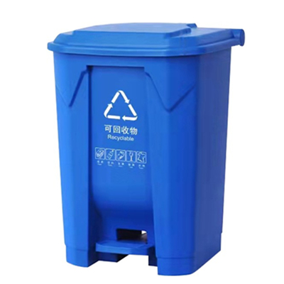 梅里斯达斡尔族80升塑料垃圾桶