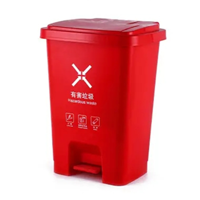 崇川15升红色垃圾桶